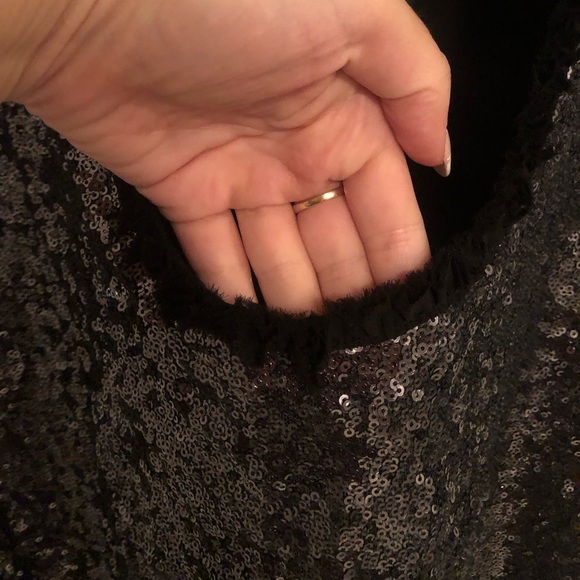 ⛓️ ZARA - Women’s Sequin Mini Dress with Low Back - Size M ⛓️ - Picture 6 of 7